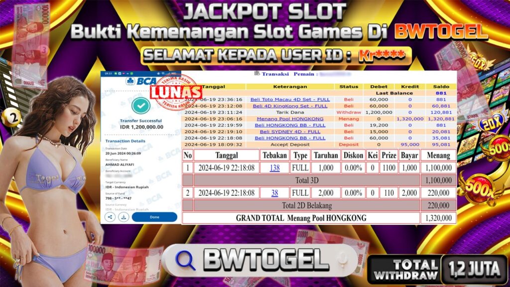 BUKTI JACKPOT TOGEL POOL HONGKONG TERPERCAYA DI INDONESIA