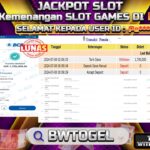 BUKTI JACKPOT SLOT FANTASY SOUTHEAST ASIA TERPERCAYA DI INDONESIA TGL 08-07-2024